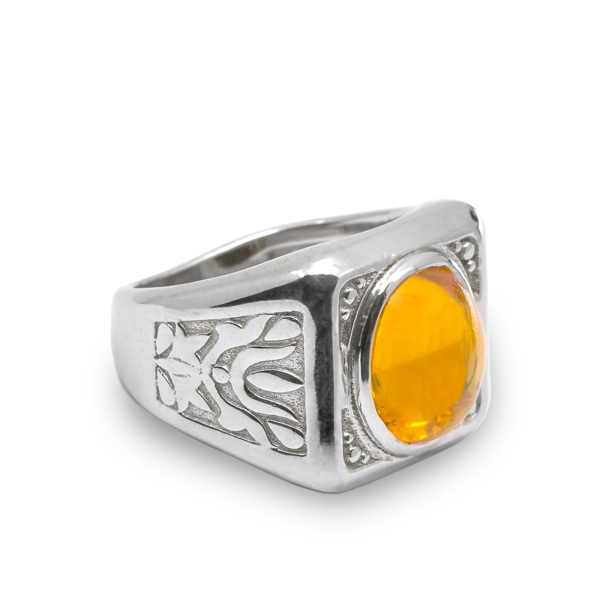 Bague citrine argent Celia